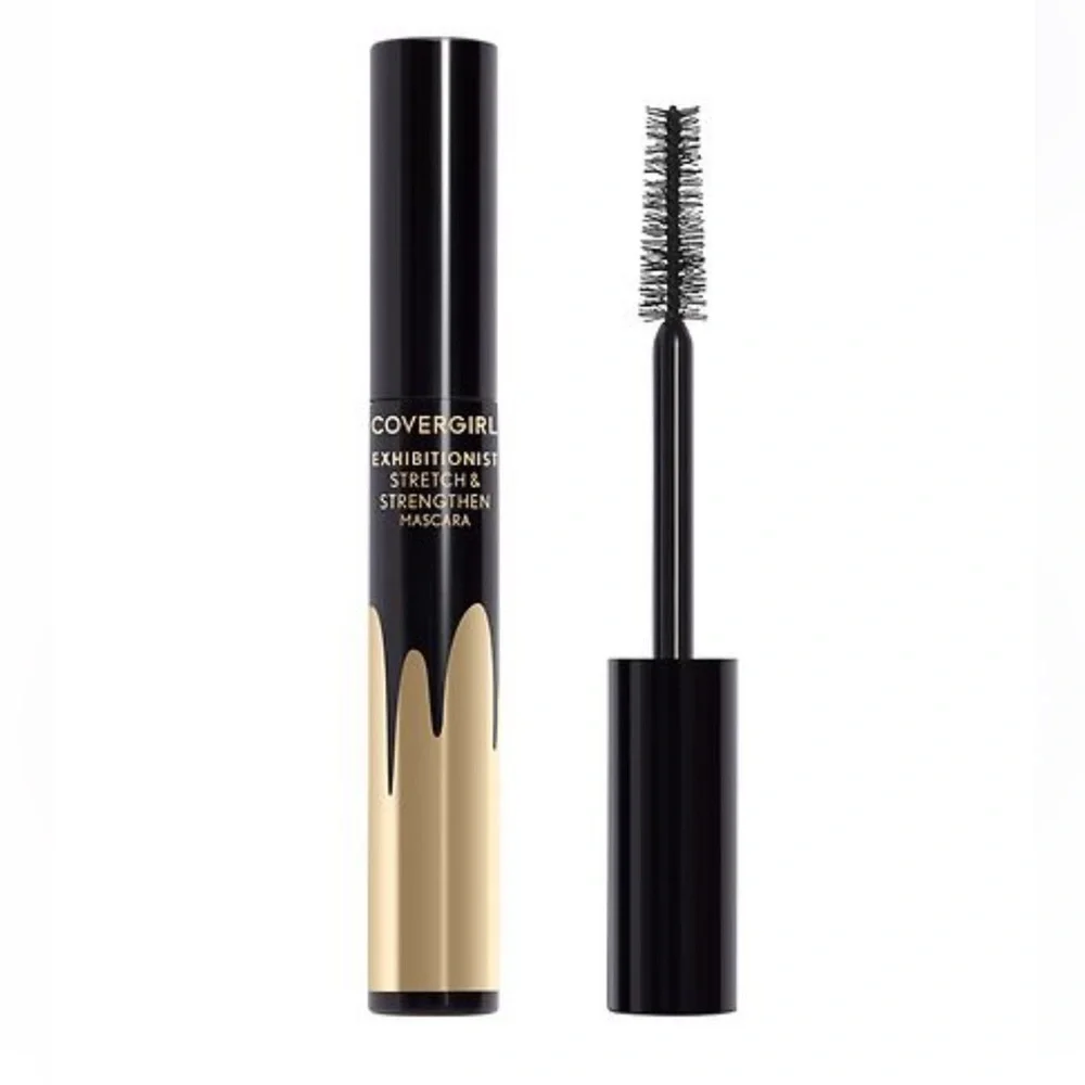 NIP COVERGIRL EXHIBITIONIST STRETCH & STRENGTHEN MASCARA 810 BLACK BROWN - Picture 7 of 10